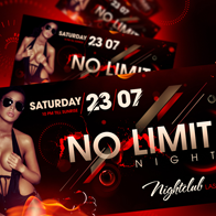 No Limit Night Party Flyer