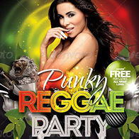 Punky Reggae Party Flyer
