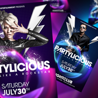 Partylicious Party Flyer